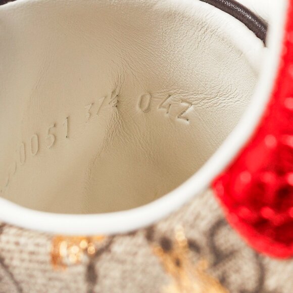 Gucci Ace GG Supreme Monogram Bee Sneakers - Picture 10 of 12